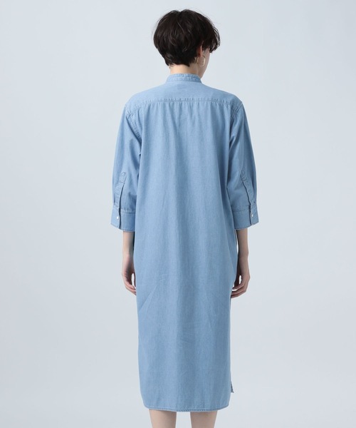 Lee（リー）の「【Lee(リー)】デニムシャツワンピース（ワンピース・レディース・ライトブルー/ネイビー・FREE）」の13枚目の写真