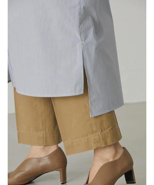 AMERICAN HOLIC（アメリカンホリック）の「バンドカラーシャツワンピース（ワンピース・レディース・オフホワイト/ストライプ・L/M）」の10枚目の写真