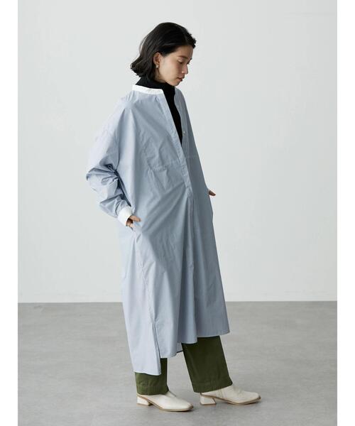 AMERICAN HOLIC（アメリカンホリック）の「バンドカラーシャツワンピース（ワンピース・レディース・オフホワイト/ストライプ・L/M）」の20枚目の写真