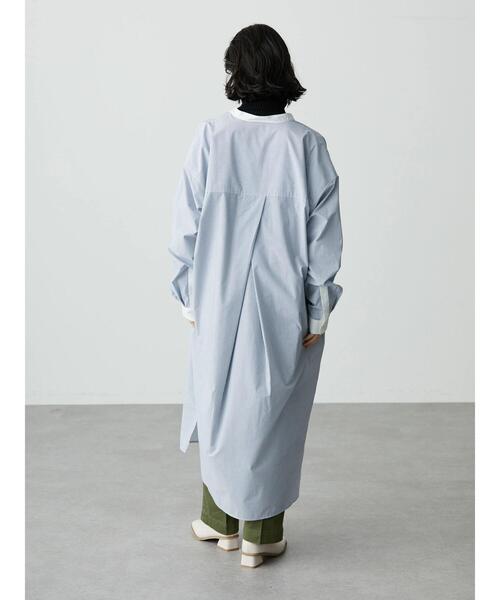 AMERICAN HOLIC（アメリカンホリック）の「バンドカラーシャツワンピース（ワンピース・レディース・オフホワイト/ストライプ・L/M）」の21枚目の写真