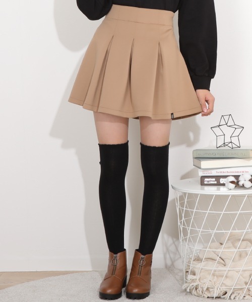 PINKHUNT(ピンクハント)の「PINKHUNT ボリューム スカート 6355K(デニムスカート・キッズ・ベージュ/ブラック・140cm/130cm/150cm/160cm/120cm)」の1枚目の写真