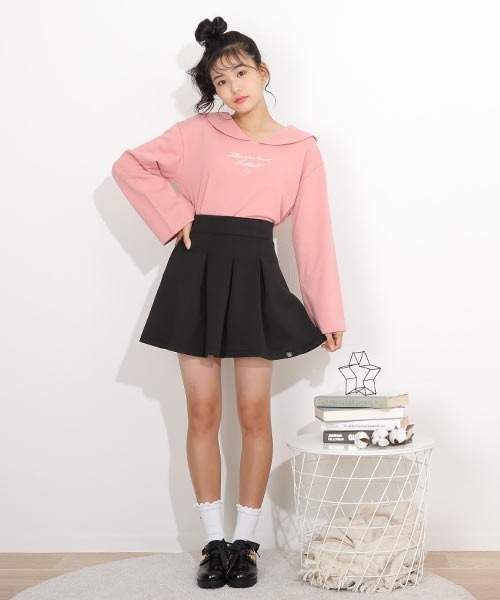 PINKHUNT(ピンクハント)の「PINKHUNT ボリューム スカート 6355K(デニムスカート・キッズ・ベージュ/ブラック・140cm/130cm/150cm/160cm/120cm)」の11枚目の写真