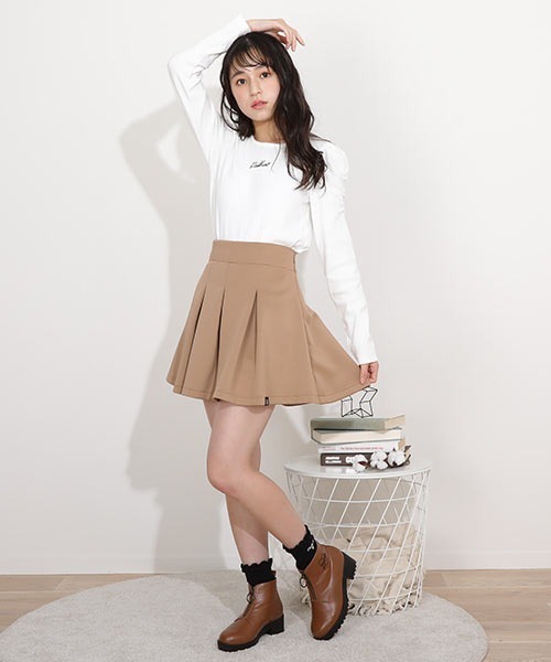 PINKHUNT(ピンクハント)の「PINKHUNT ボリューム スカート 6355K(デニムスカート・キッズ・ベージュ/ブラック・140cm/130cm/150cm/160cm/120cm)」の13枚目の写真