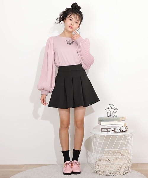 PINKHUNT(ピンクハント)の「PINKHUNT ボリューム スカート 6355K(デニムスカート・キッズ・ベージュ/ブラック・140cm/130cm/150cm/160cm/120cm)」の12枚目の写真