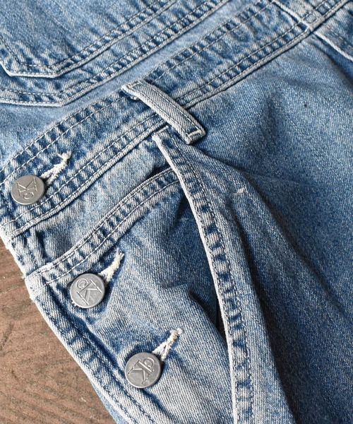 Calvin Klein Jeans（カルヴァンクラインジーンズ）の「【ヴィンテージ古着】90's Calvin Klein Jeans/カルヴァンクラインジーンズ デニム オーバーオール（サロペット/オーバーオール・メンズ・ブルー・MEDIUM）」の6枚目の写真