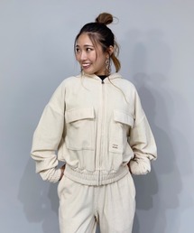BILLABONG/ビラボン ルーズシルエット ショート丈フルジップアップパーカー/セットアップ対応 BC013-032