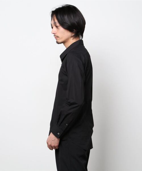 DRESSEDUNDRESSED（ドレスドアンドレスド）の「DRESSEDUNDRESSED Layered Shirt (DUS22103)（シャツ/ブラウス・メンズ・ホワイト/ブラック・2/4/3）」の14枚目の写真