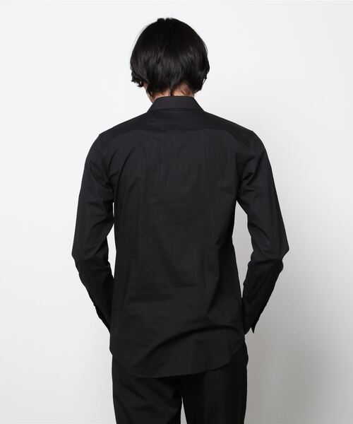 DRESSEDUNDRESSED（ドレスドアンドレスド）の「DRESSEDUNDRESSED Layered Shirt (DUS22103)（シャツ/ブラウス・メンズ・ホワイト/ブラック・2/4/3）」の17枚目の写真
