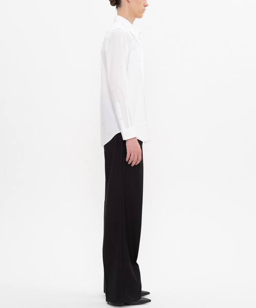 DRESSEDUNDRESSED（ドレスドアンドレスド）の「DRESSEDUNDRESSED Layered Shirt (DUS22103)（シャツ/ブラウス・メンズ・ホワイト/ブラック・2/4/3）」の7枚目の写真