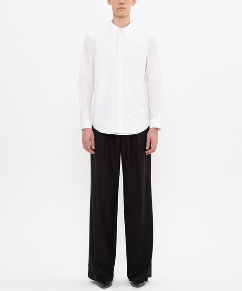DRESSEDUNDRESSED（ドレスドアンドレスド）の「DRESSEDUNDRESSED Layered Shirt (DUS22103)（シャツ/ブラウス・メンズ・ホワイト/ブラック・2/4/3）」の9枚目の写真