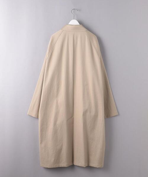 AURALEE(オーラリー)の「<AURALEE(オーラリー)> フィンクス シャンブレー ステンカラーコート■■■(ステンカラーコート・メンズ・ベージュ・3/4/5)」の6枚目の写真
