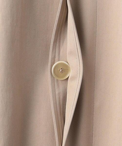 AURALEE(オーラリー)の「<AURALEE(オーラリー)> フィンクス シャンブレー ステンカラーコート■■■(ステンカラーコート・メンズ・ベージュ・3/4/5)」の4枚目の写真