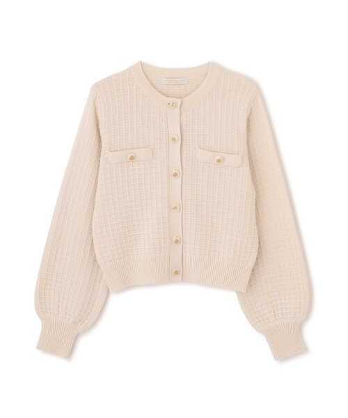 PROPORTION BODY DRESSING（プロポーションボディドレッシング）の「チェック編みニットプルオーバー / 1212170207（ニット/セーター・レディース・ネイビー/オフホワイト/ピンク・SMALL/MEDIUM）」の10枚目の写真