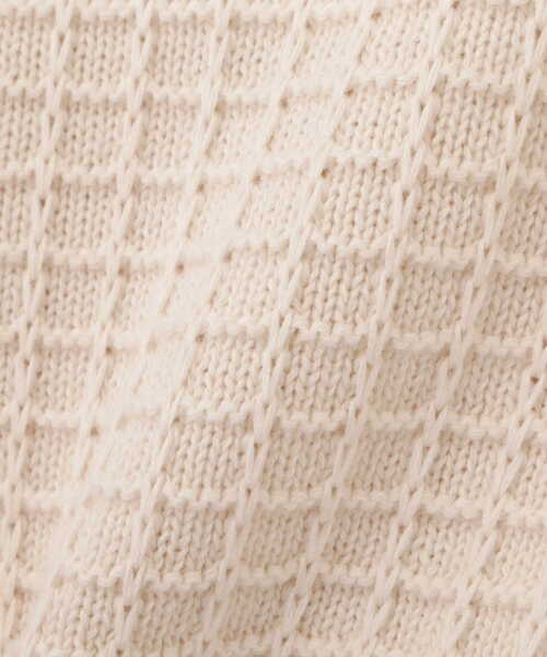 PROPORTION BODY DRESSING（プロポーションボディドレッシング）の「チェック編みニットプルオーバー / 1212170207（ニット/セーター・レディース・ネイビー/オフホワイト/ピンク・SMALL/MEDIUM）」の17枚目の写真