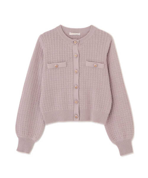 PROPORTION BODY DRESSING（プロポーションボディドレッシング）の「チェック編みニットプルオーバー / 1212170207（ニット/セーター・レディース・ネイビー/オフホワイト/ピンク・SMALL/MEDIUM）」の18枚目の写真