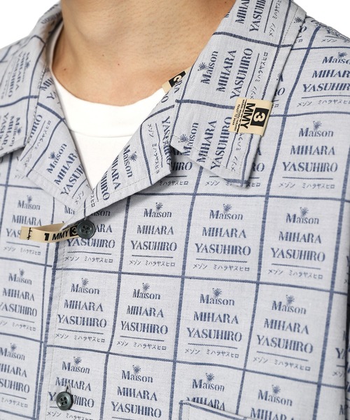 Maison MIHARA YASUHIRO（メゾンミハラヤスヒロ）の「MMY Tag Half Sleeve Shirt（シャツ/ブラウス・メンズ・ホワイト/ブラック・44/46/48）」の4枚目の写真