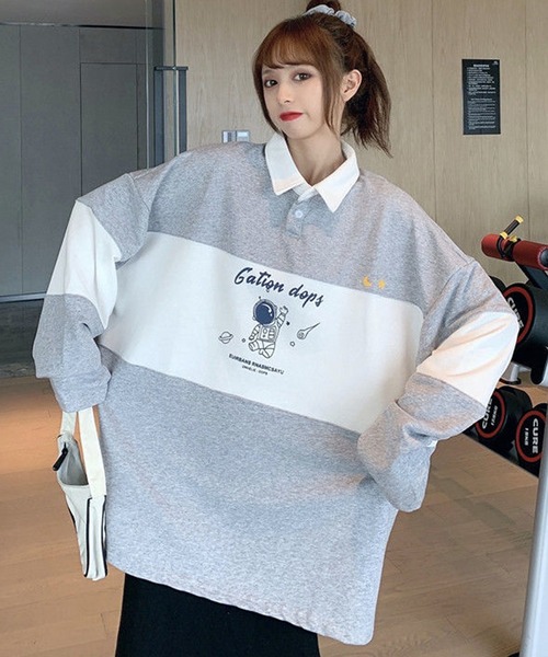 セール 宇宙 イラストロゴ 長袖 ポロネック ポロシャツ ラガーシャツ スウェット ポロシャツ Device デバイス のファッション通販 Zozotown セール 宇宙 イラストロゴ 長袖 ポロネック ポロシャツ ラガーシャツ スウェット ポロシャツ Device デバイス のファッション通販 Zozotown