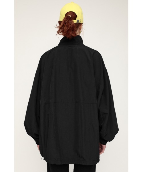 SLY（スライ）の「NYLON STAND ZIP PULL OVER ナイロン スタンドジップ プルオーバー（パーカー・レディース・ブラック/ピンク・FREE）」の16枚目の写真