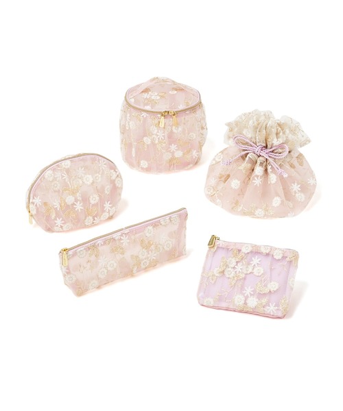 Francfranc（フランフラン）の「チュール ペンケース ピンク（その他小物・レディース・ピンク・FREE）」の6枚目の写真