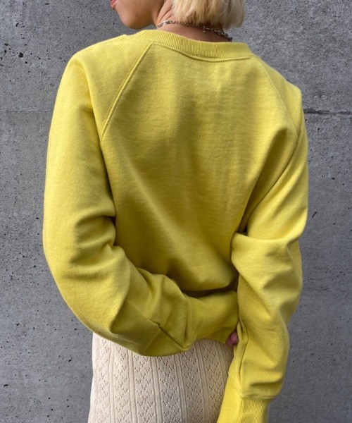 CIAOPANIC（チャオパニック）の「カレッジアーチロゴスウェット（Tシャツ/カットソー・レディース・オフホワイト/ブルー/イエロー/ピンク・FREE）」の21枚目の写真