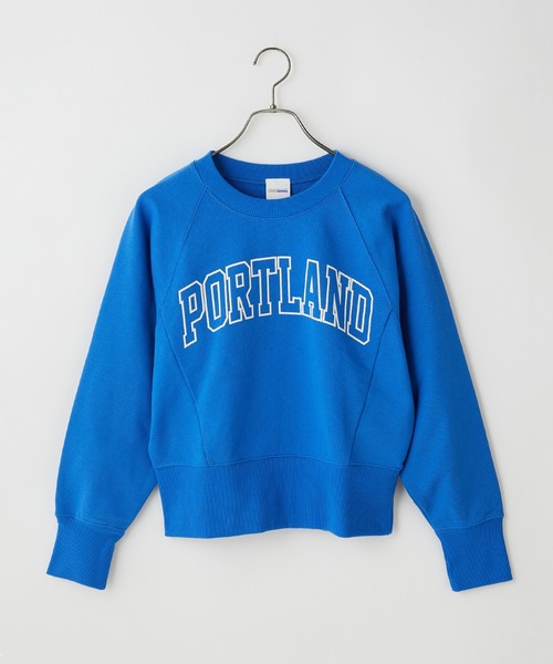 CIAOPANIC（チャオパニック）の「カレッジアーチロゴスウェット（Tシャツ/カットソー・レディース・オフホワイト/ブルー/イエロー/ピンク・FREE）」の18枚目の写真