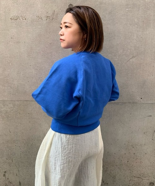 CIAOPANIC（チャオパニック）の「カレッジアーチロゴスウェット（Tシャツ/カットソー・レディース・オフホワイト/ブルー/イエロー/ピンク・FREE）」の16枚目の写真