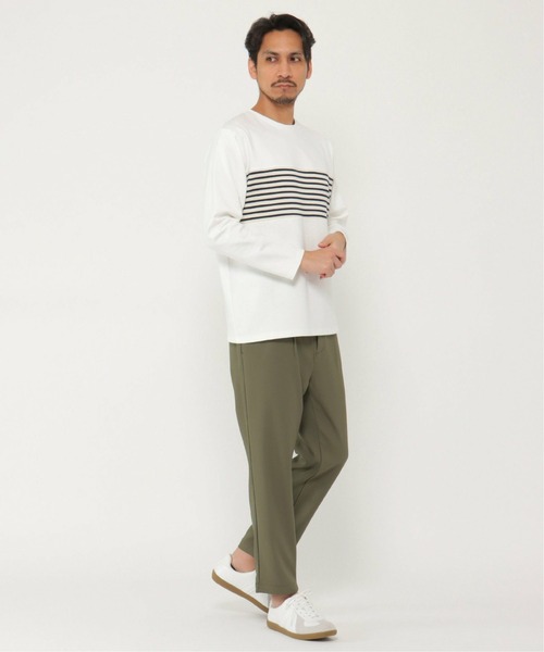 IKKA LOUNGE（イッカラウンジ）の「イージーケアイージーアンクルパンツ（その他パンツ・メンズ・ライトグレー/オリーブ・XL/L/S/M）」の11枚目の写真