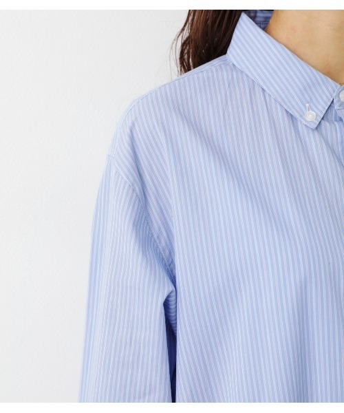 RODEO CROWNS WIDE BOWL（ロデオクラウンズワイドボウル）の「ボタンダウンシャツワンピース（シャツワンピース・レディース・グリーン系その他/ブルー系その他2・FREE）」の10枚目の写真