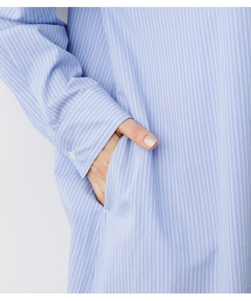 RODEO CROWNS WIDE BOWL（ロデオクラウンズワイドボウル）の「ボタンダウンシャツワンピース（シャツワンピース・レディース・グリーン系その他/ブルー系その他2・FREE）」の14枚目の写真