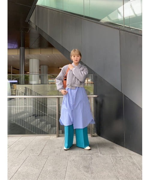 RODEO CROWNS WIDE BOWL（ロデオクラウンズワイドボウル）の「ボタンダウンシャツワンピース（シャツワンピース・レディース・グリーン系その他/ブルー系その他2・FREE）」の19枚目の写真