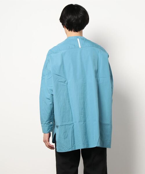 GALLEGO DESPORTES（ギャレゴデスポート）の「GALLEGO DESPORTES | ラージバンドカラーシャツ MEN（シャツ/ブラウス・メンズ・ピンク/ブルー/アイボリー・MEDIUM/LARGE）」の6枚目の写真