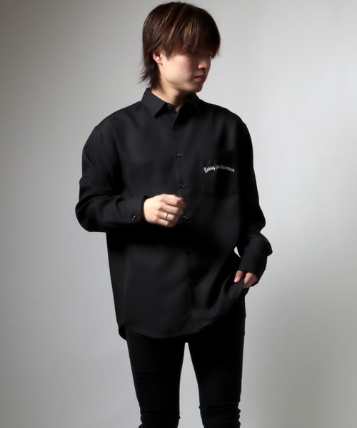 セール】グラフィック背中刺繍シャツ メンズ レディース ユニセックス