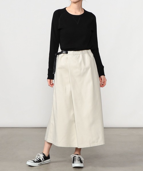 DANTON（ダントン）の「DANTON | カツラギツイル イージースカート WOMEN（スカート・レディース・ベージュ/ライトグレー・36）」の20枚目の写真