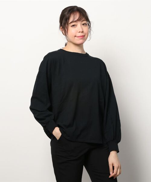 Good On(グッドオン)の「GOOD ON パフT GOLT2203(Tシャツ/カットソー・レディース・ブラック/ネイビー/グレー/クリーム・F)」の10枚目の写真