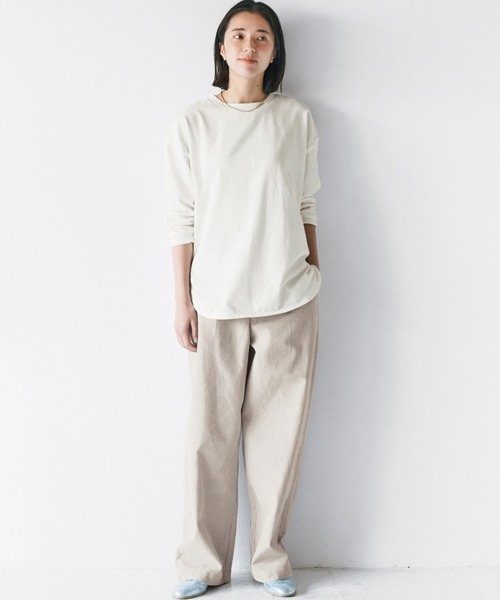avecmoi(アヴェクモワ)の「【佐藤かなさんプロデュース】 avecmoiコーデュロイパンツ<ライトグレー>(その他パンツ・レディース・ライトグレー・MEDIUM/LARGE/X-LARGE/SMALL)」の15枚目の写真