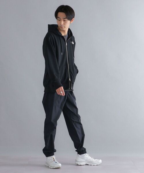 THE NORTH FACE（ザノースフェイス）の「*THE NORTH FACE: スクエア ロゴ スウェット ジップ パーカ（パーカー・メンズ・ブラック/グレー・LARGE/MEDIUM/X-LARGE）」の7枚目の写真