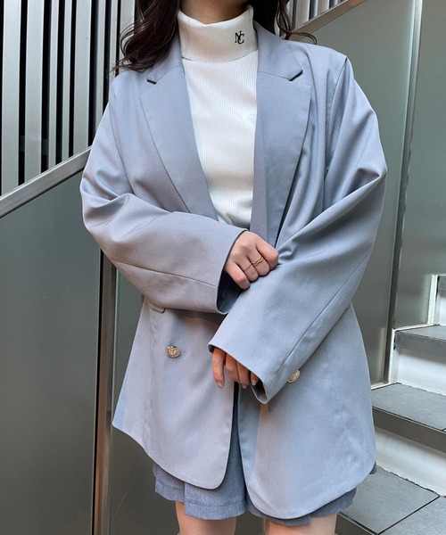 one after another NICE CLAUP（ワンアフターアナザーナイスクラップ）の「タートルネックイニシャルテレコトップス（Tシャツ/カットソー・レディース・ブラック/オフホワイト/ブラック系その他・FREE）」の22枚目の写真