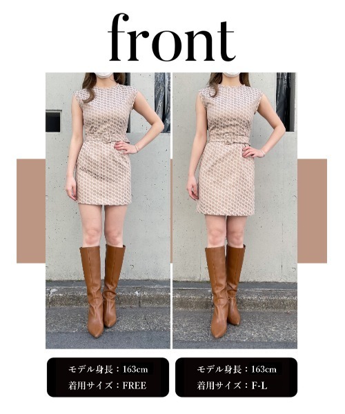 DRジャガードミニワンピース（ワンピース）｜Darich（ダーリッチ