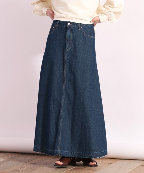 cepo（セポ）の「サーキュラーフレアデニムスカート（デニムスカート・レディース・ネイビー/ブルー系2・S/M）」の12枚目の写真