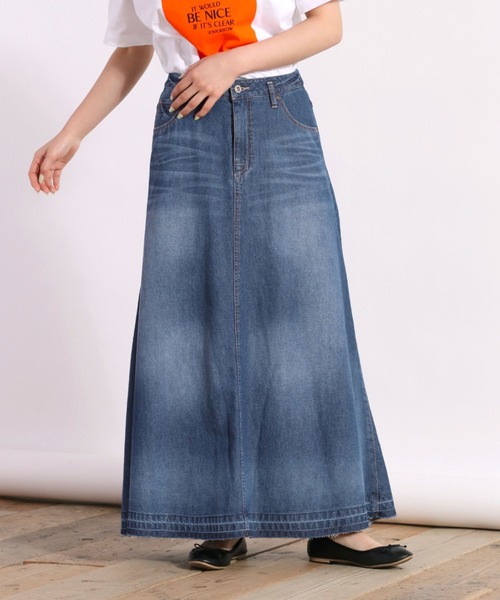 cepo（セポ）の「サーキュラーフレアデニムスカート（デニムスカート・レディース・ネイビー/ブルー系2・S/M）」の8枚目の写真