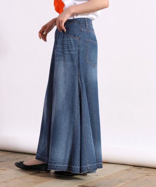 cepo（セポ）の「サーキュラーフレアデニムスカート（デニムスカート・レディース・ネイビー/ブルー系2・S/M）」の10枚目の写真