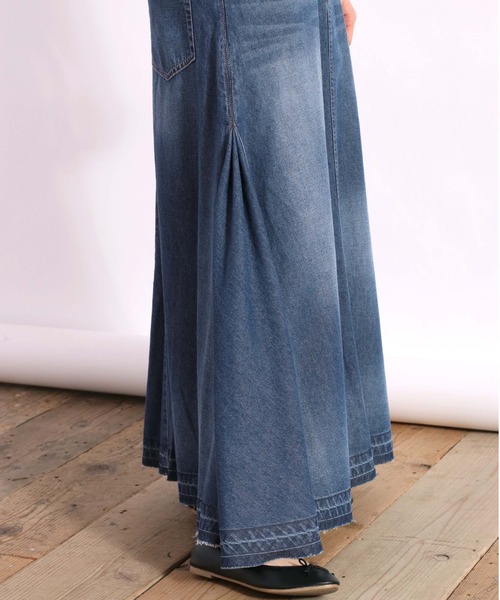 cepo（セポ）の「サーキュラーフレアデニムスカート（デニムスカート・レディース・ネイビー/ブルー系2・S/M）」の18枚目の写真