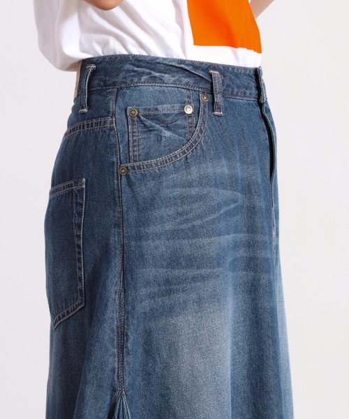 cepo（セポ）の「サーキュラーフレアデニムスカート（デニムスカート・レディース・ネイビー/ブルー系2・S/M）」の11枚目の写真