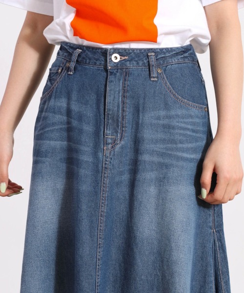 cepo（セポ）の「サーキュラーフレアデニムスカート（デニムスカート・レディース・ネイビー/ブルー系2・S/M）」の9枚目の写真