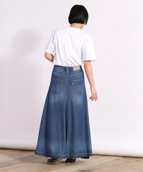 cepo（セポ）の「サーキュラーフレアデニムスカート（デニムスカート・レディース・ネイビー/ブルー系2・S/M）」の5枚目の写真