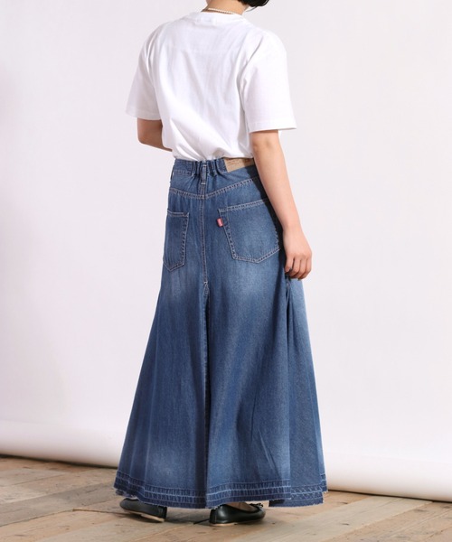 cepo（セポ）の「サーキュラーフレアデニムスカート（デニムスカート・レディース・ネイビー/ブルー系2・S/M）」の14枚目の写真