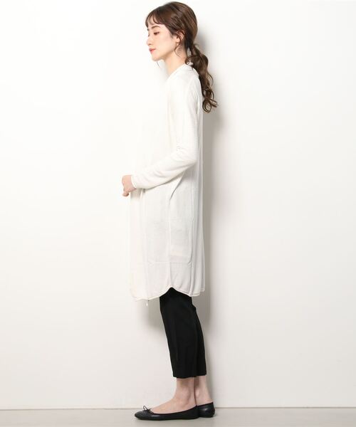 Guess（ゲス）の「Camille Open-Front Cardigan（カーディガン/ボレロ・レディース・ホワイト/ベージュ・SMALL/MEDIUM/X-SMALL）」の9枚目の写真