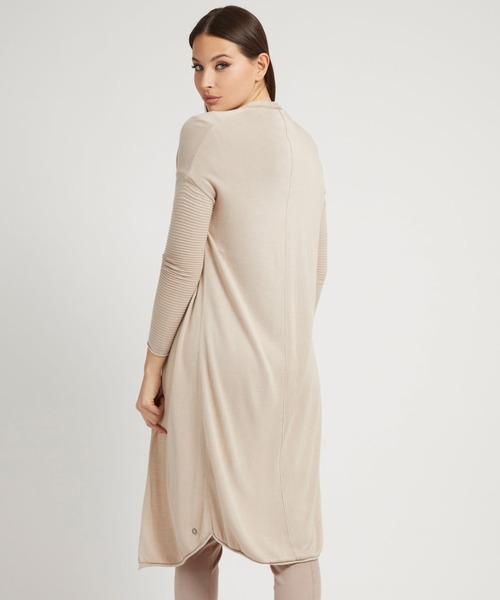 Guess（ゲス）の「Camille Open-Front Cardigan（カーディガン/ボレロ・レディース・ホワイト/ベージュ・SMALL/MEDIUM/X-SMALL）」の3枚目の写真