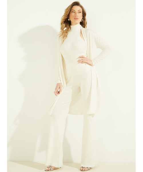 Guess（ゲス）の「Camille Open-Front Cardigan（カーディガン/ボレロ・レディース・ホワイト/ベージュ・SMALL/MEDIUM/X-SMALL）」の7枚目の写真