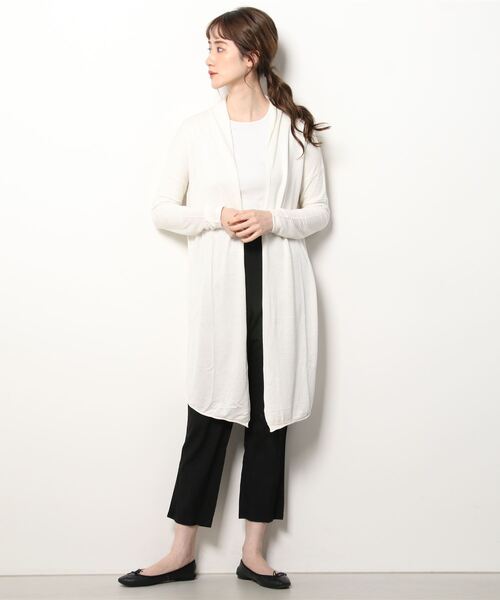 Guess（ゲス）の「Camille Open-Front Cardigan（カーディガン/ボレロ・レディース・ホワイト/ベージュ・SMALL/MEDIUM/X-SMALL）」の8枚目の写真